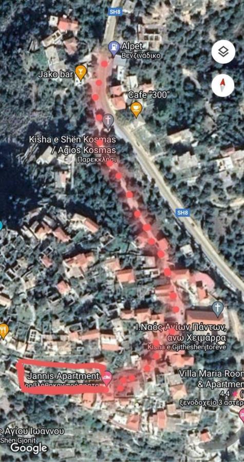 Janis Castle Apartment Himare Exterior foto